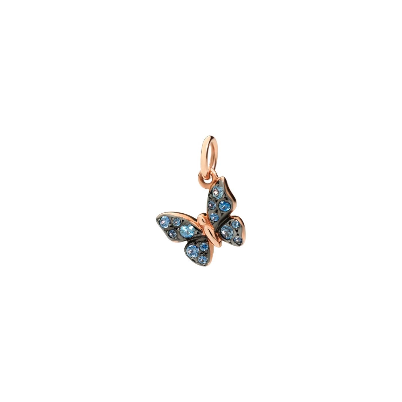 Anhänger Schmetterling blaue Saphire Rosegold - Dodo - DMC2016BFLYSZA09R