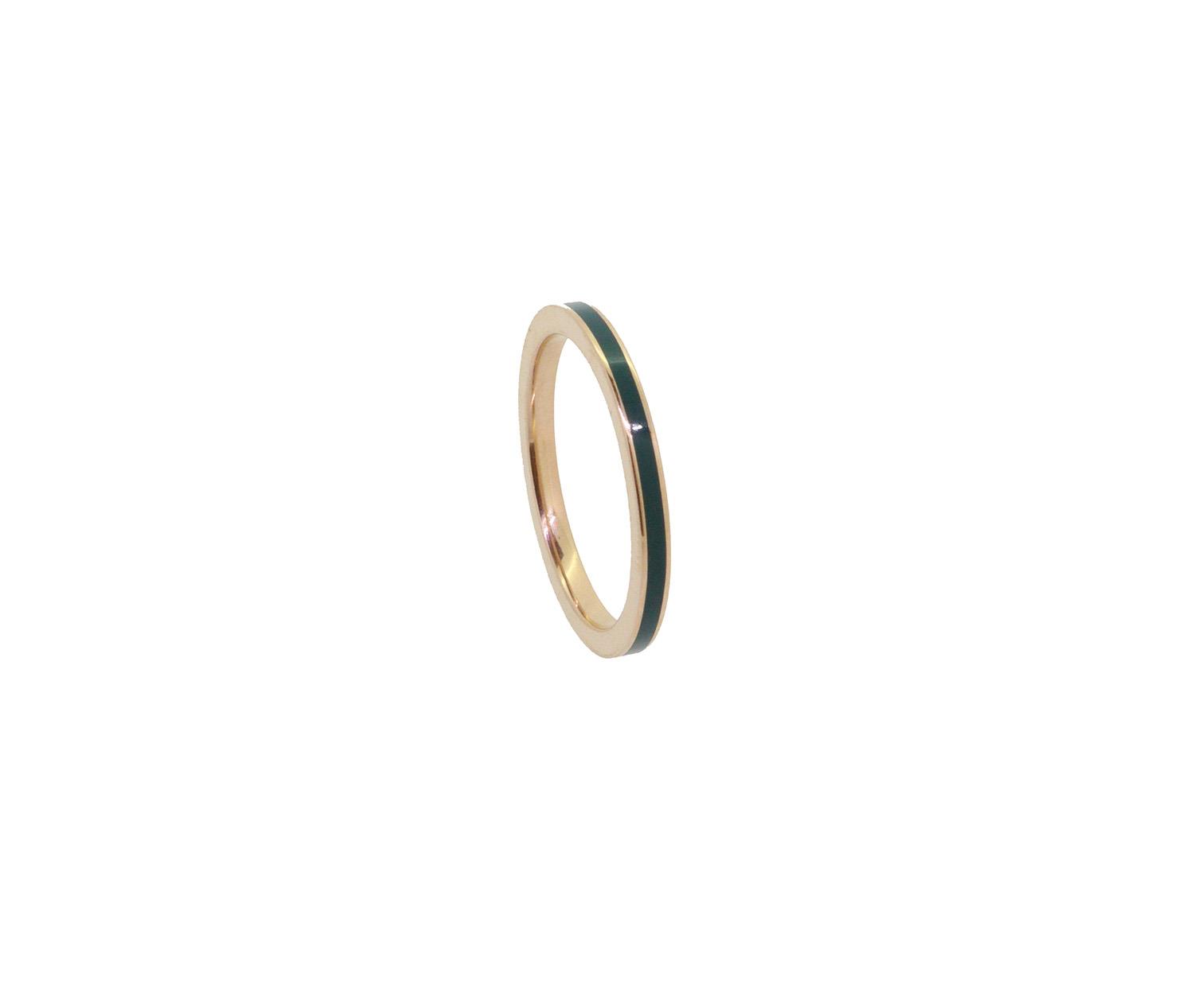 Ring Setario Line Emerald Green 18kt Rotgold - Niessing - N391081line_emeraldgreen_rotg