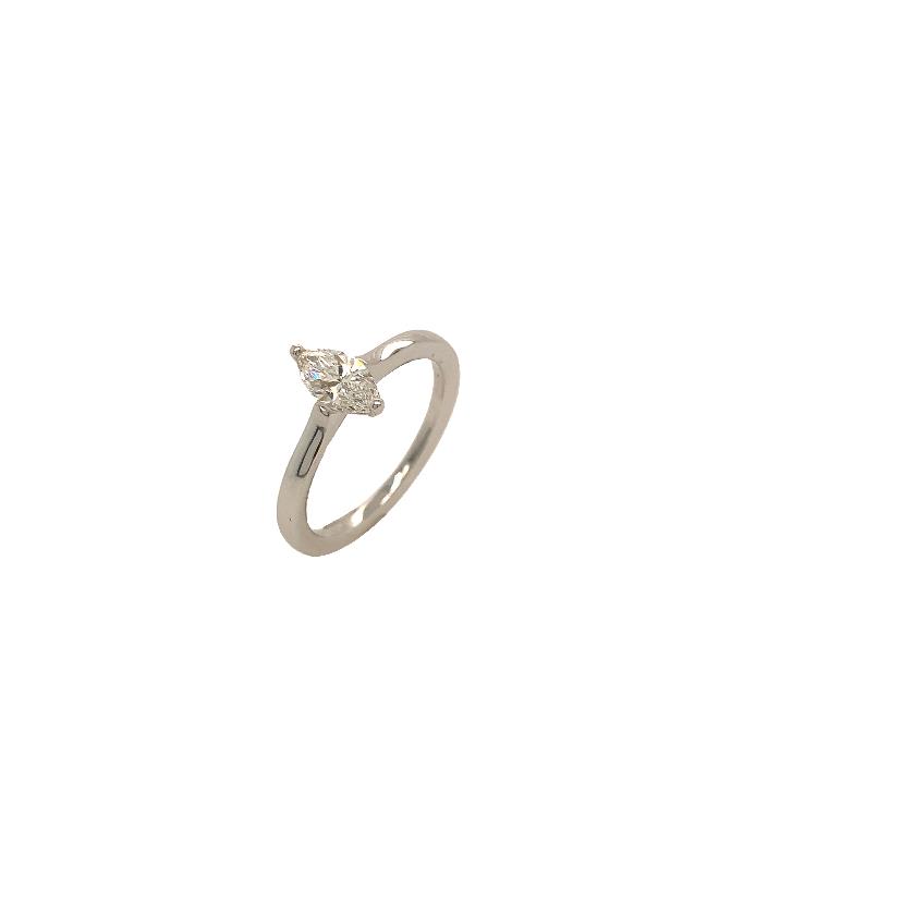Ring Diamant Marquise 18kt Weißgold - Krieger - 712.7008.23.3