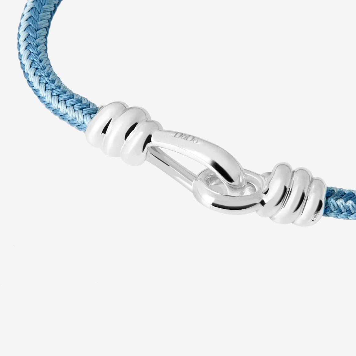 Armband Nodo Silber Cord blau und hellblau - Dodo - DBC2001_KNOT0-CAZAG