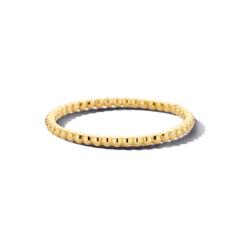 Ring Signature Dotted Stacking 18kt Gelbgold - Minitials - 4-SDS-yg