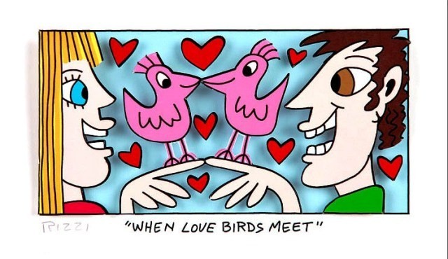 When love birds meet - Rizzi, James - k-16RIZ4