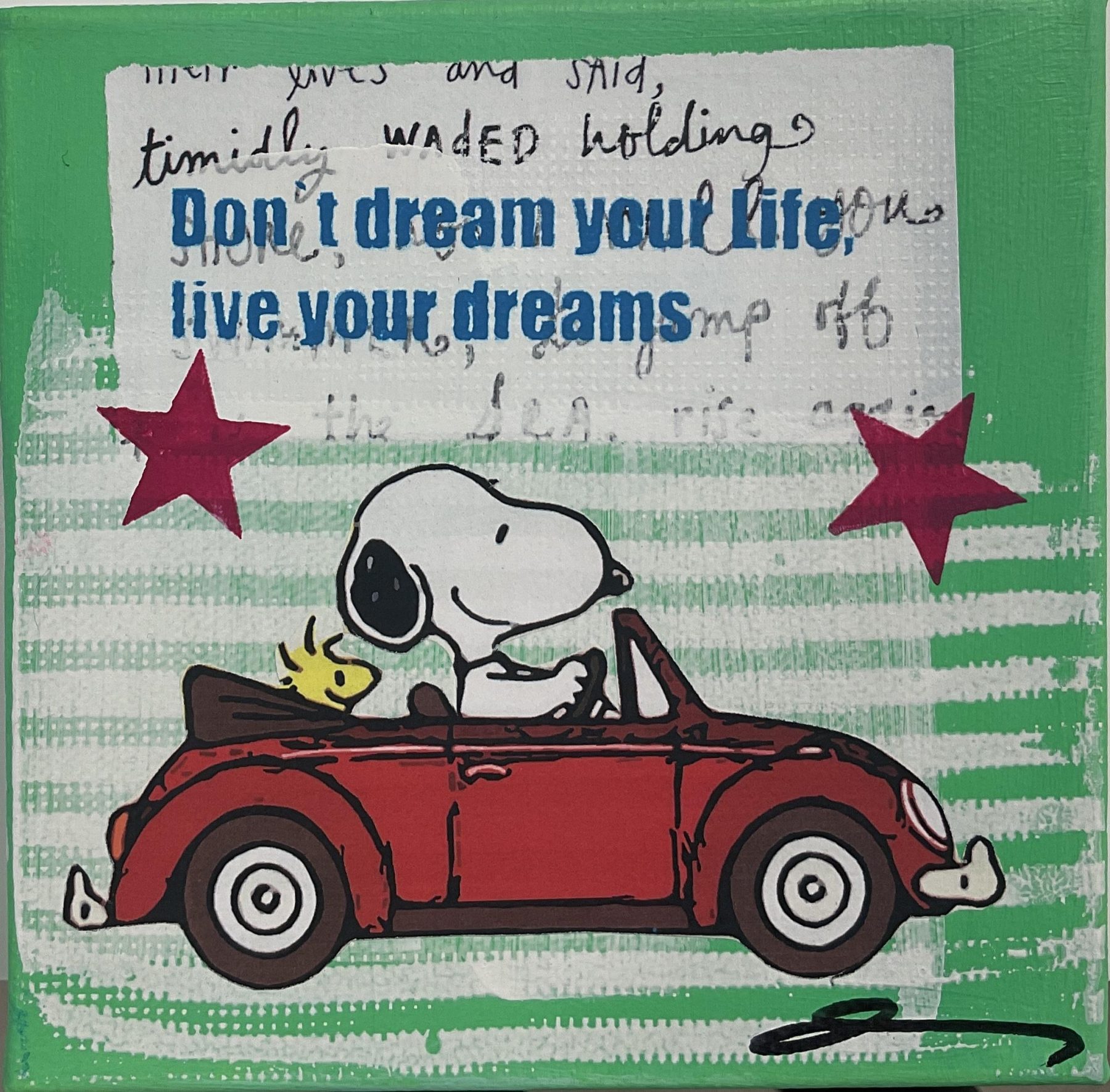 Snoopy "live your dreams" - Flores, Anna - k-2401AF10