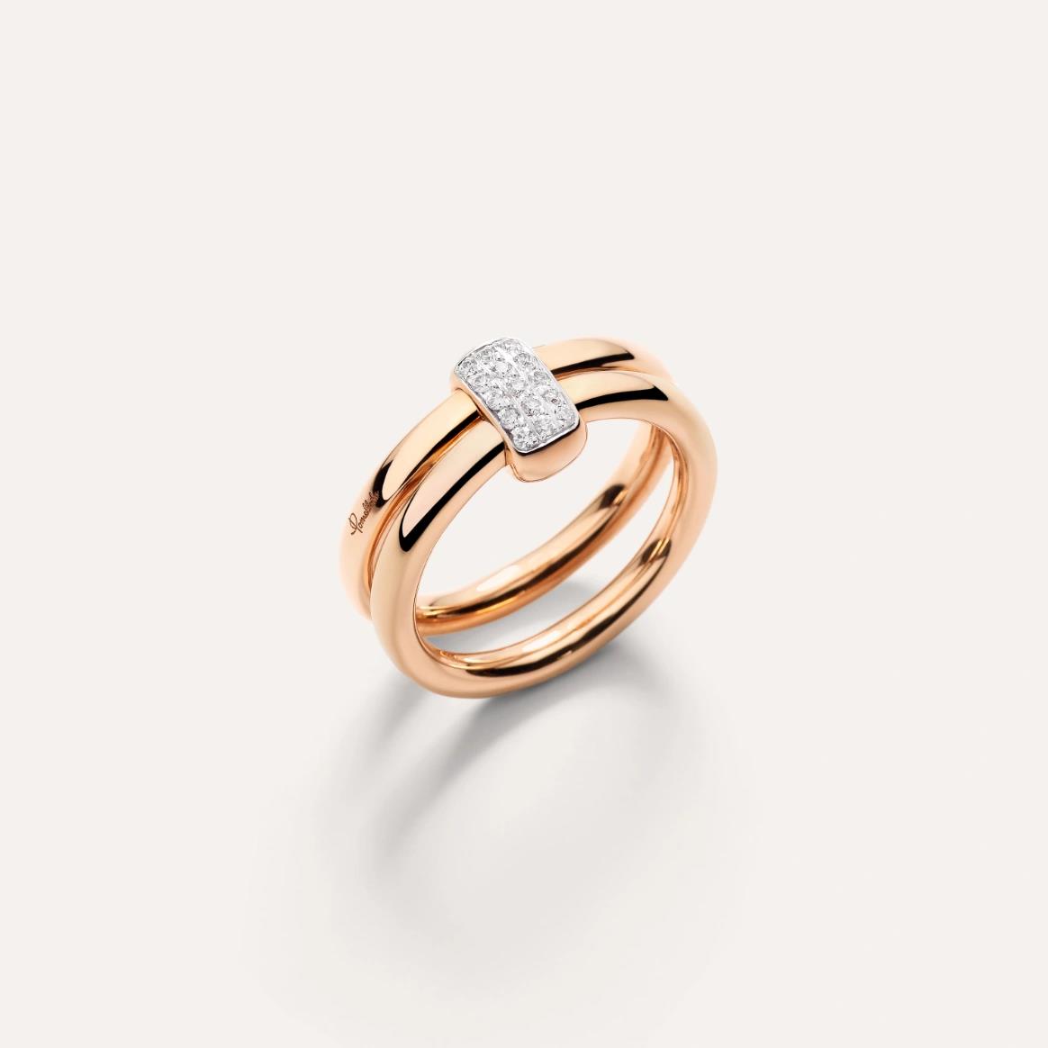 Ring Together Diamanten 18K Roségold - Pomellato - PAC4012_O7WHR_DB000
