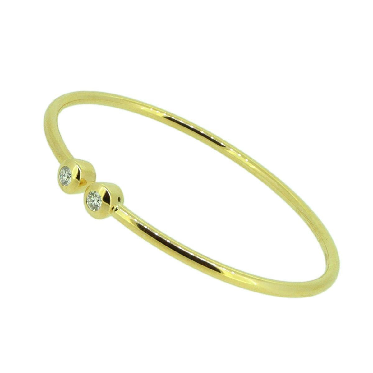 Armreif Riviere Diamanten Gelbgold - Scheffel - 30RB2512AG