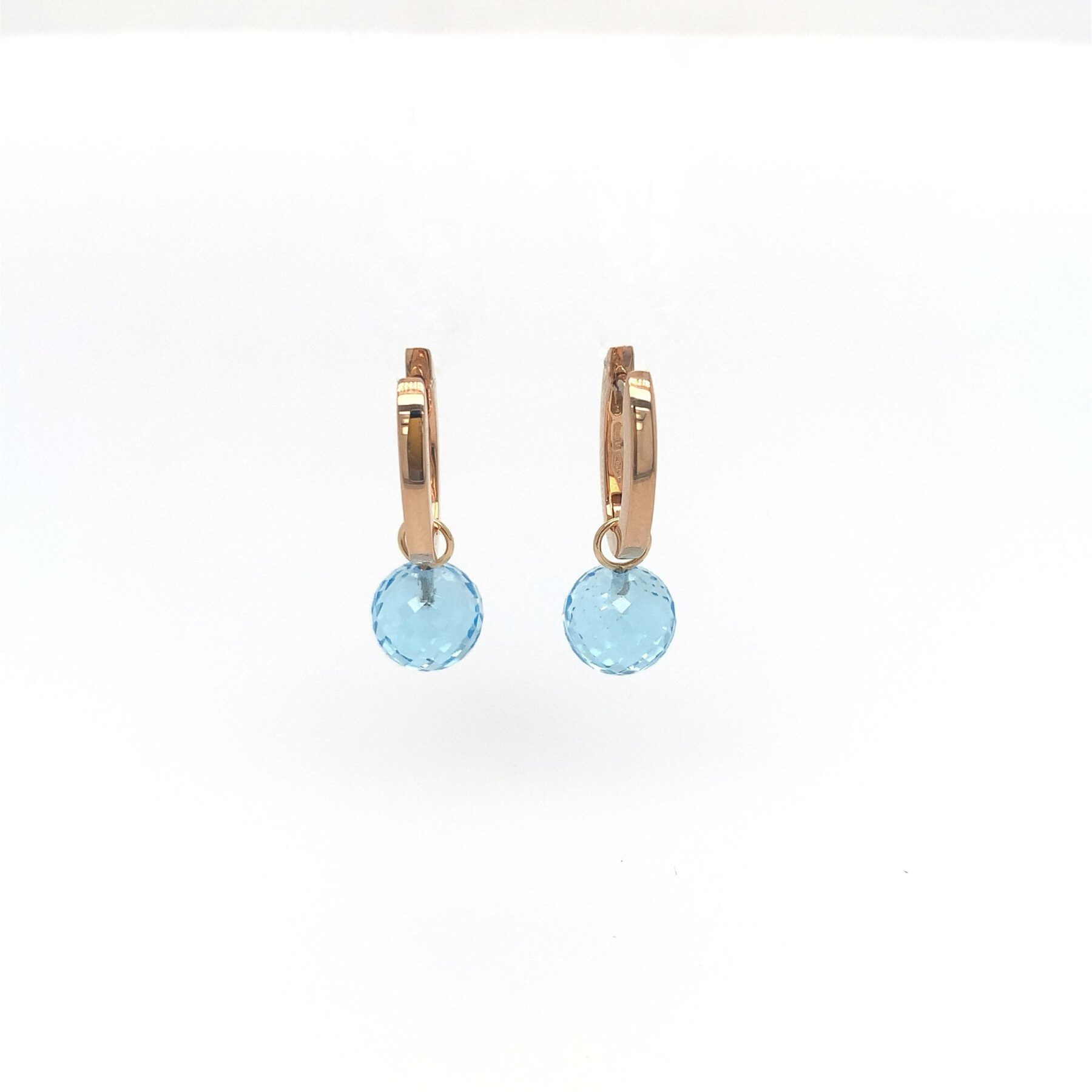 Einhänger Topas skyblue Kugeln 8mm - GalerieVoigt - 103384roseg