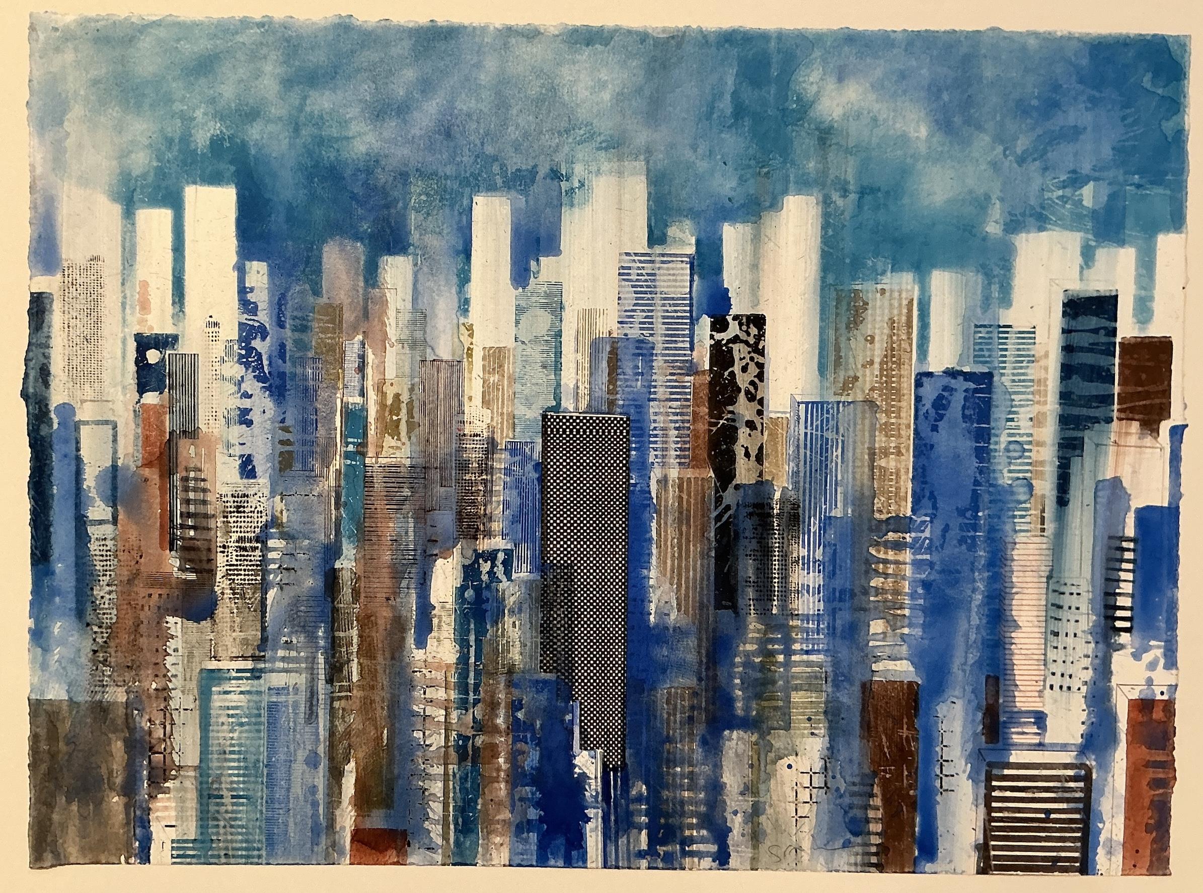 New York blue - Salzmann, Gottfried - k-2407GS09