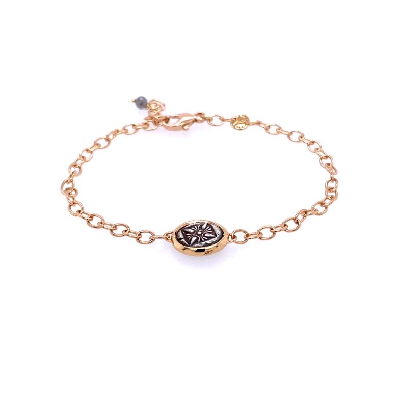 Armband Münze Stern Löwe 18K Roségold - TwentyTen - 12521