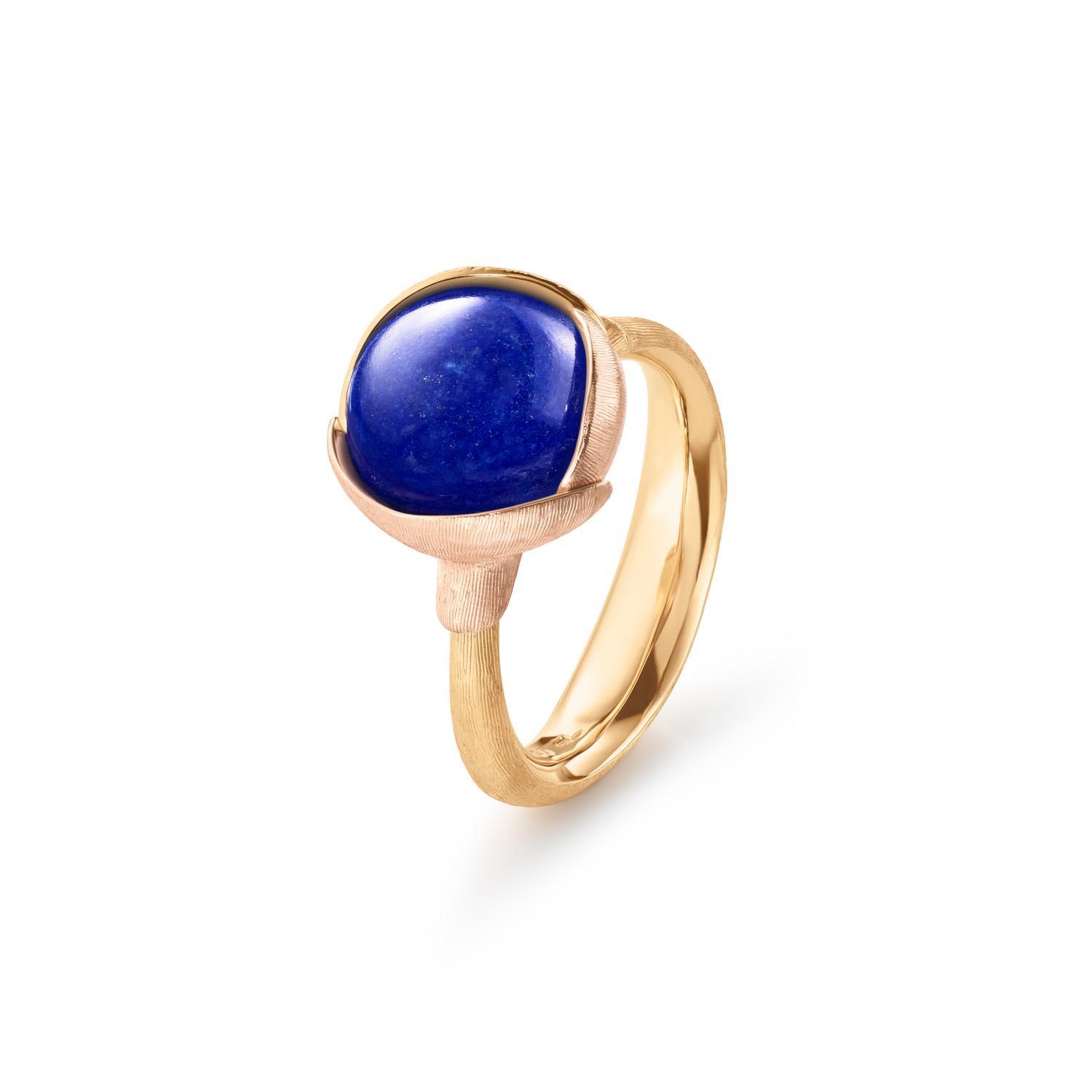 Ring Lotus no.2 Lapislazuli - Ole Lynggaard - A2651-427