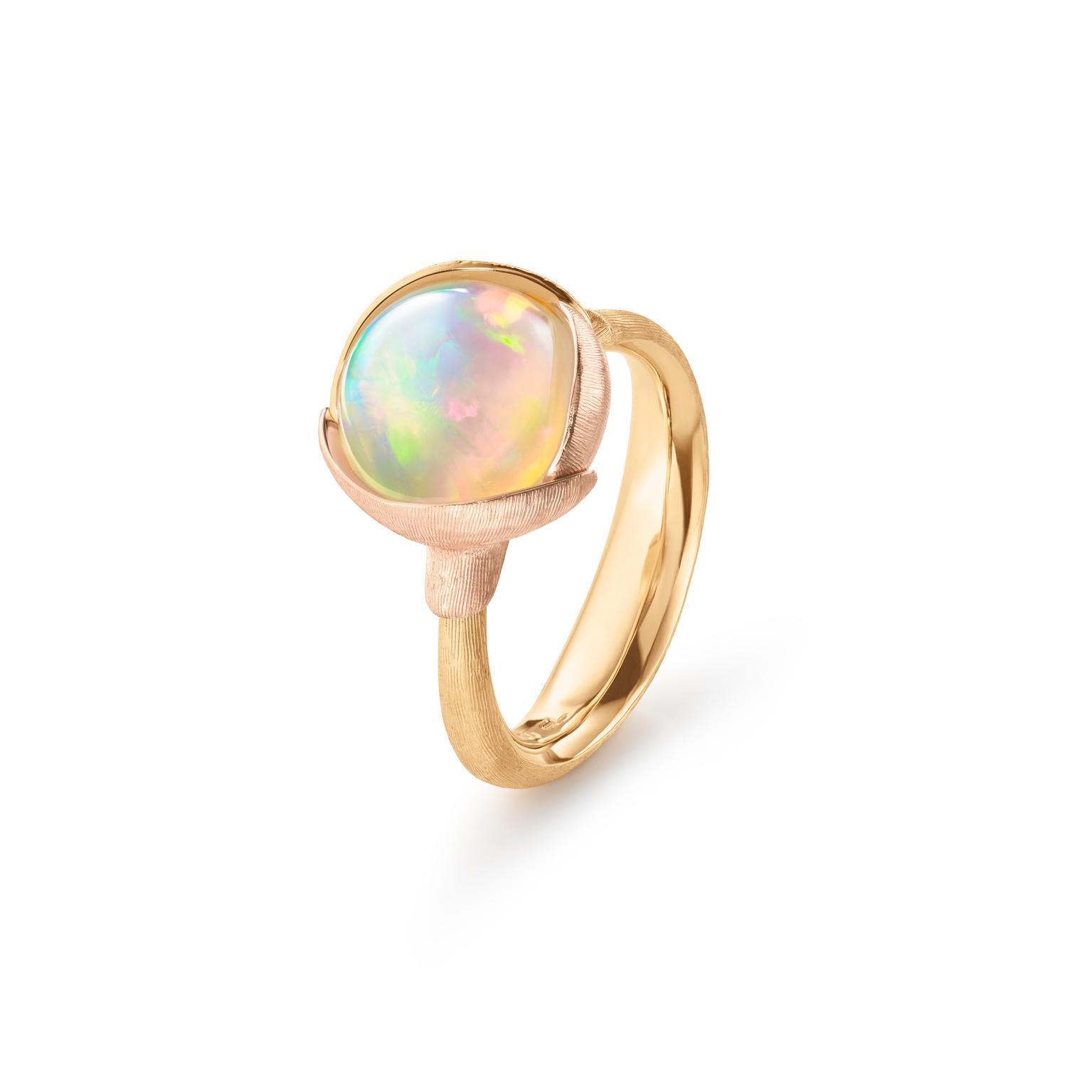 Ring Lotus no. 2 Opal 18K Gelbgold - Ole Lynggaard - A2651-428