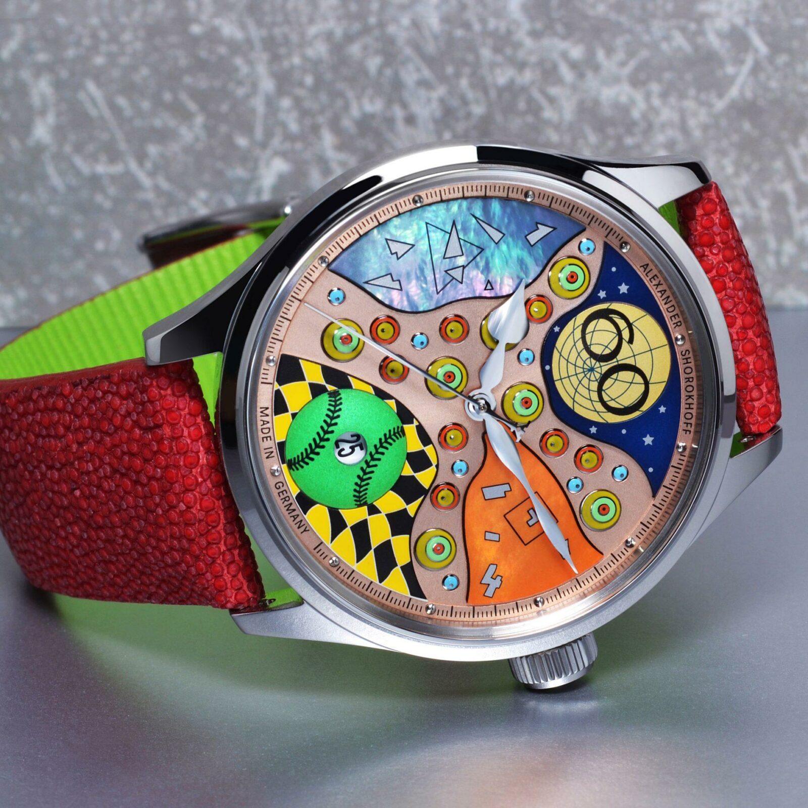 Automatikuhr Crazy Balls 39 mm - Alexander Shorokhoff - AS.CB01-2