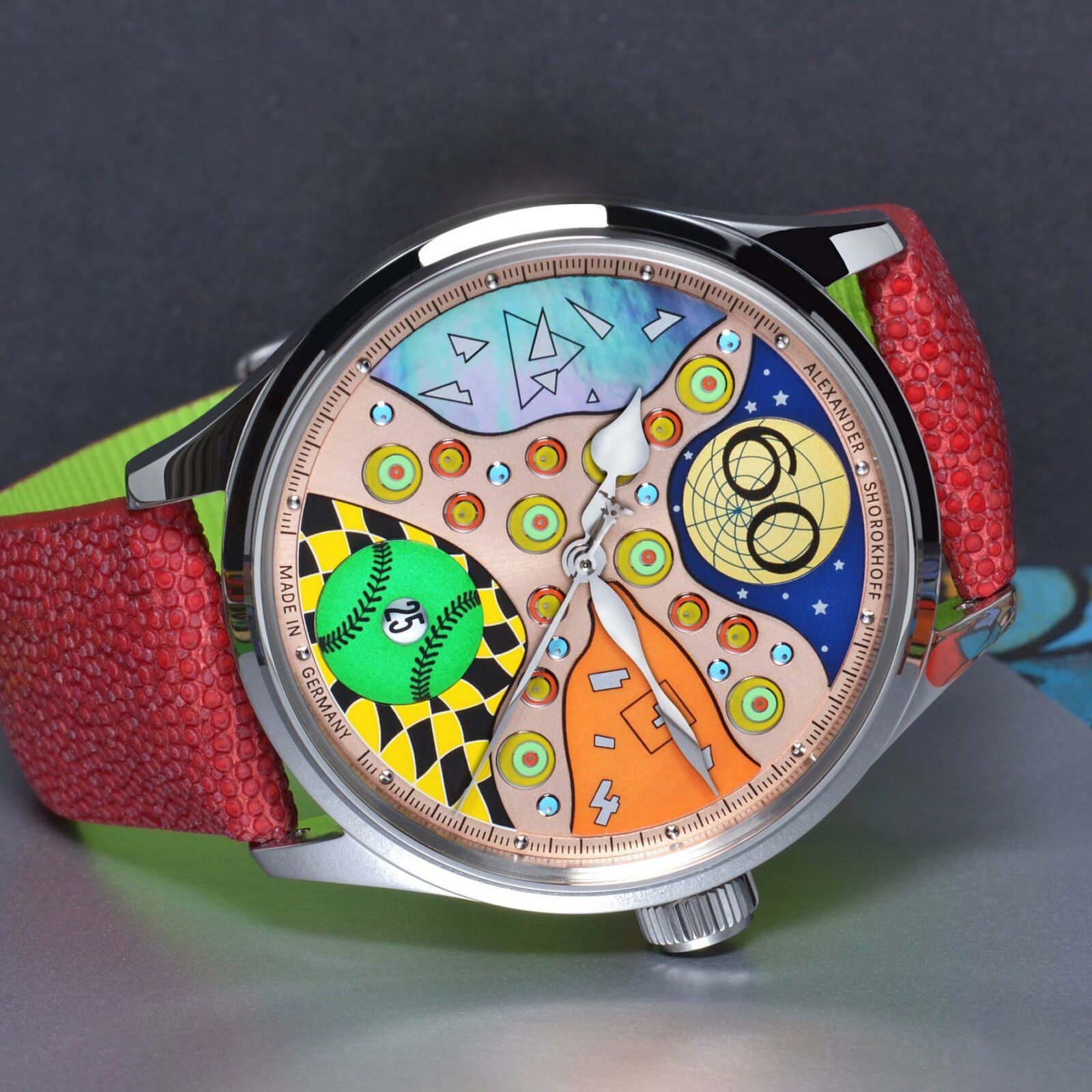 Automatikuhr Crazy Balls 39 mm - Alexander Shorokhoff - AS.CB01-2