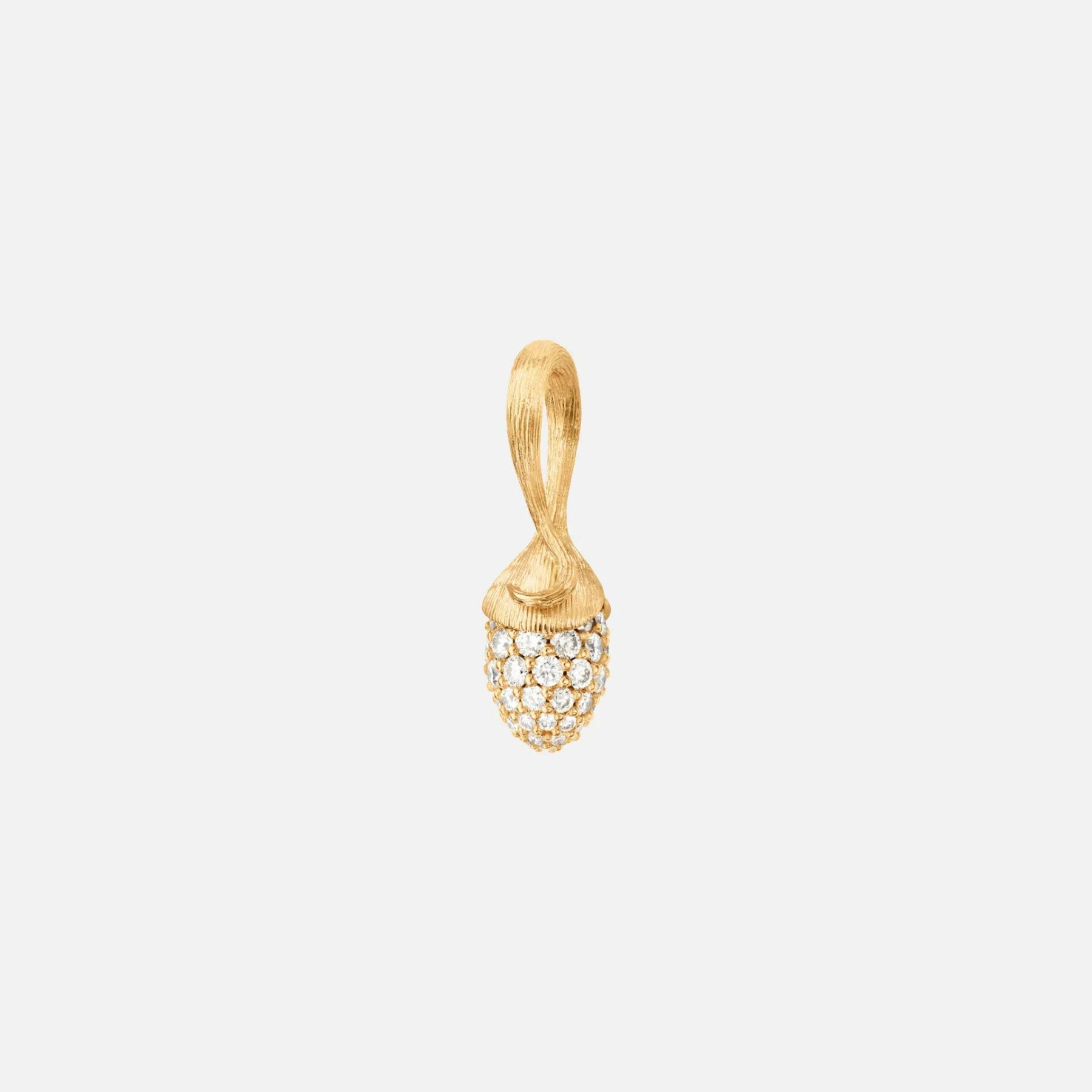 Anhänger Lotus Sprout Diamanten Gelbgold - Ole Lynggaard - A2756-402