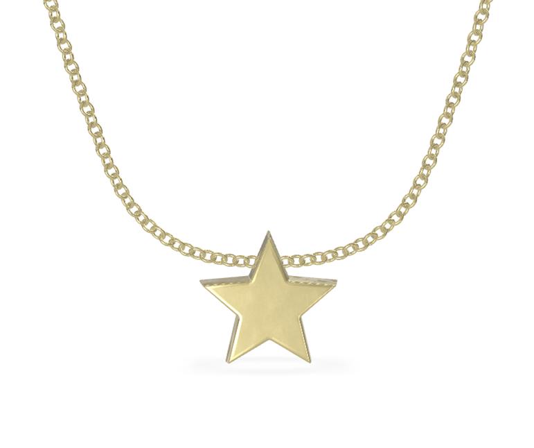 Kette Signature Stern 18K Gelbgold - Minitials - 1-SN-yg-Star