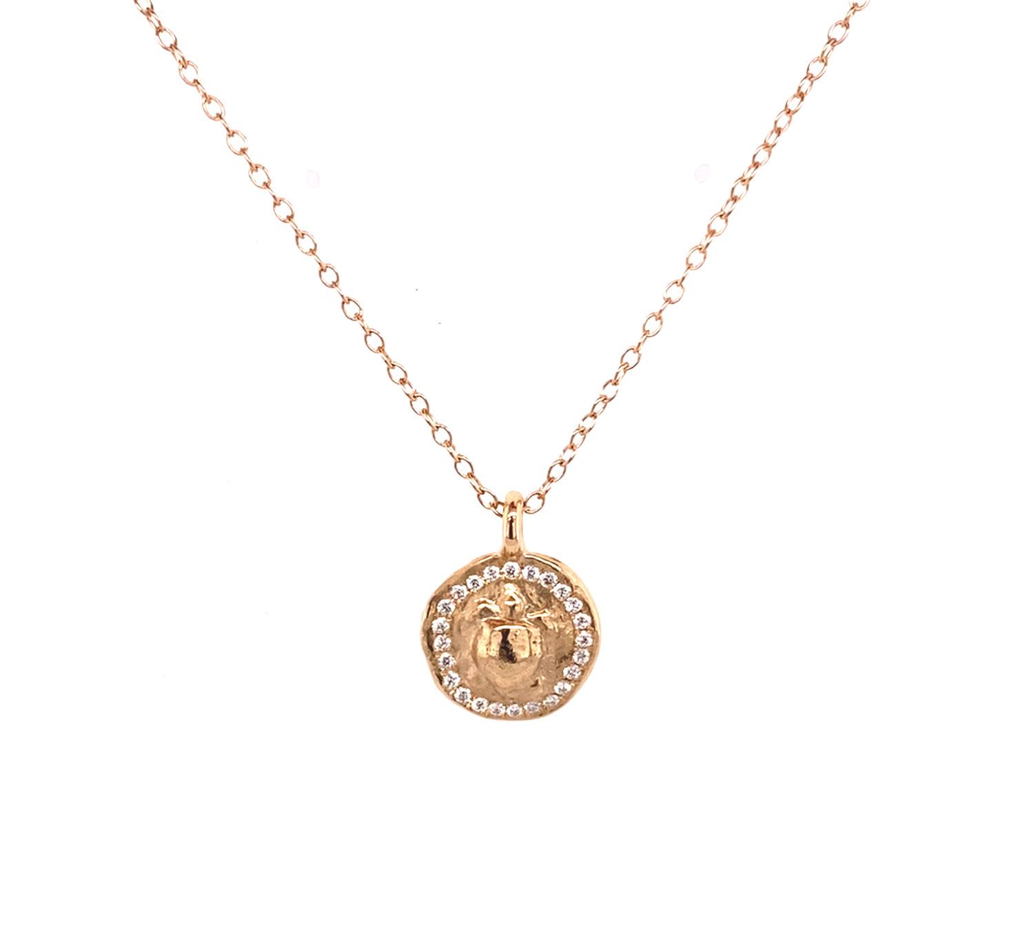 Kette mit Anhänger 18K Roségold Brillanten - TwentyTen - 11831