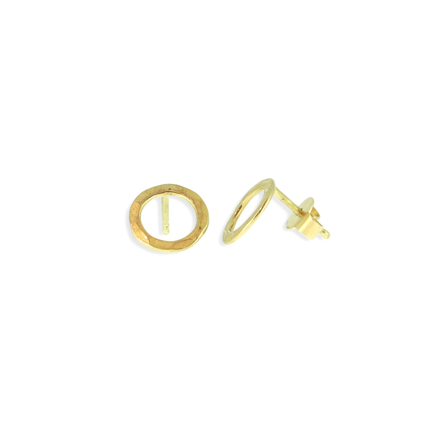 Ohrstecker 18K Gelbgold - Individuelle Marken - 324brun10-4