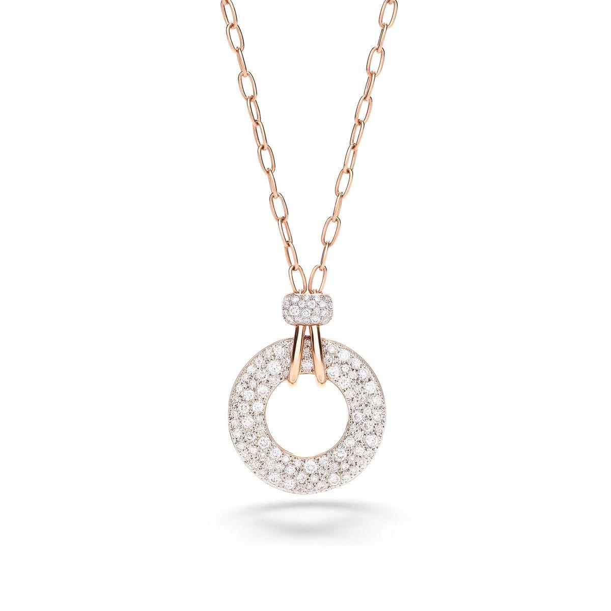 Kette Iconica weiße Diamanten Roségold - Pomellato - PCC4042O7WHRDB00044