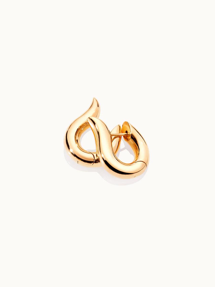 Ohrringe Signature medium 18kt Gelbgold - Tamara Comolli - E-Ho-m-yg