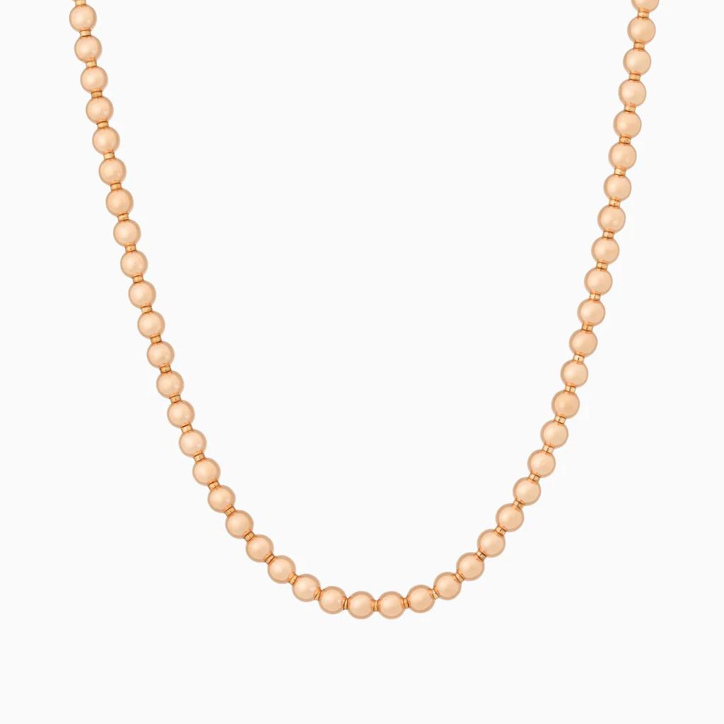 Collier Lux Kugeln 4mm 18K Roségold - Bron - 7CR437750