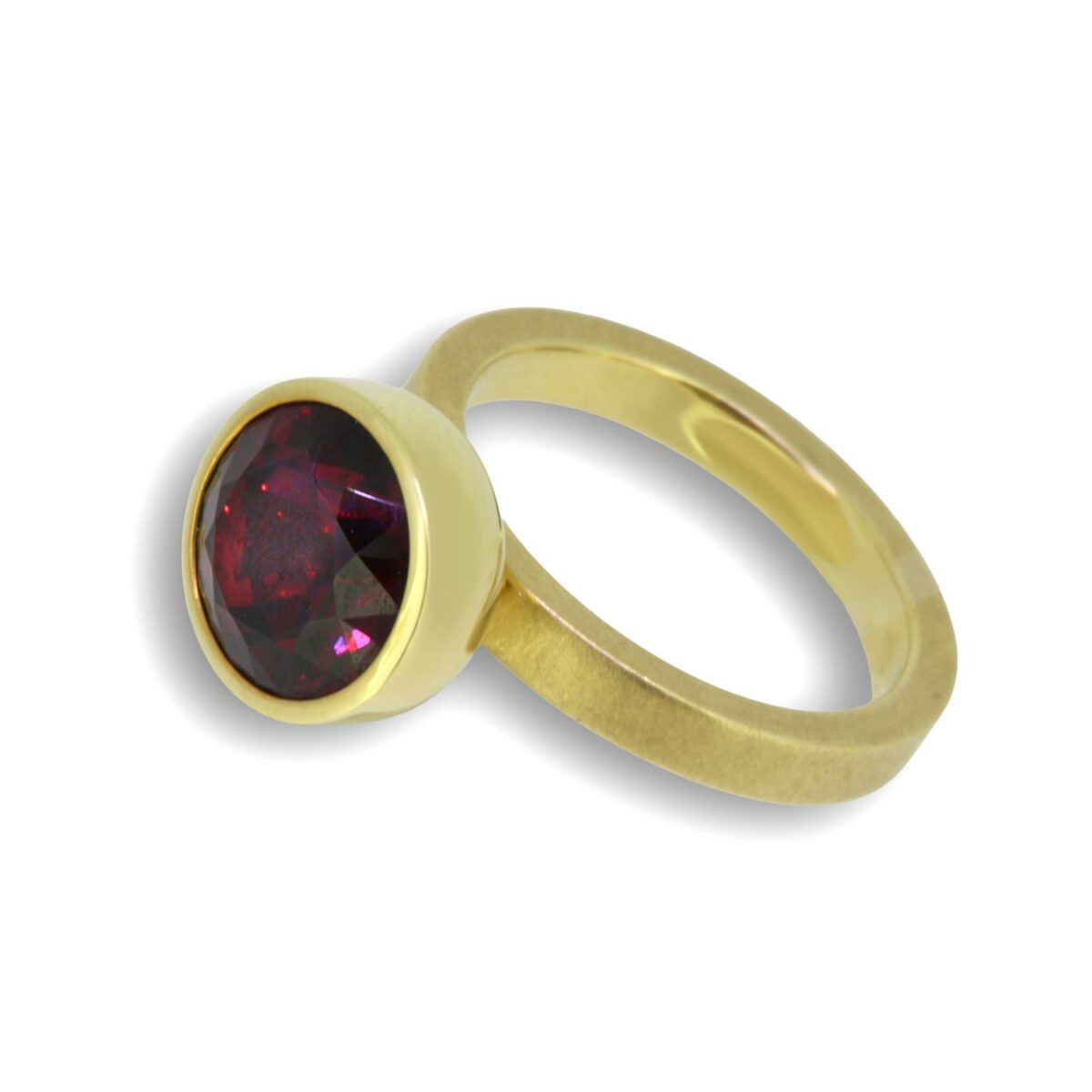 Ring Blub Rhodolith 18K Gelbgold - Georg Spreng - 422spre05gg