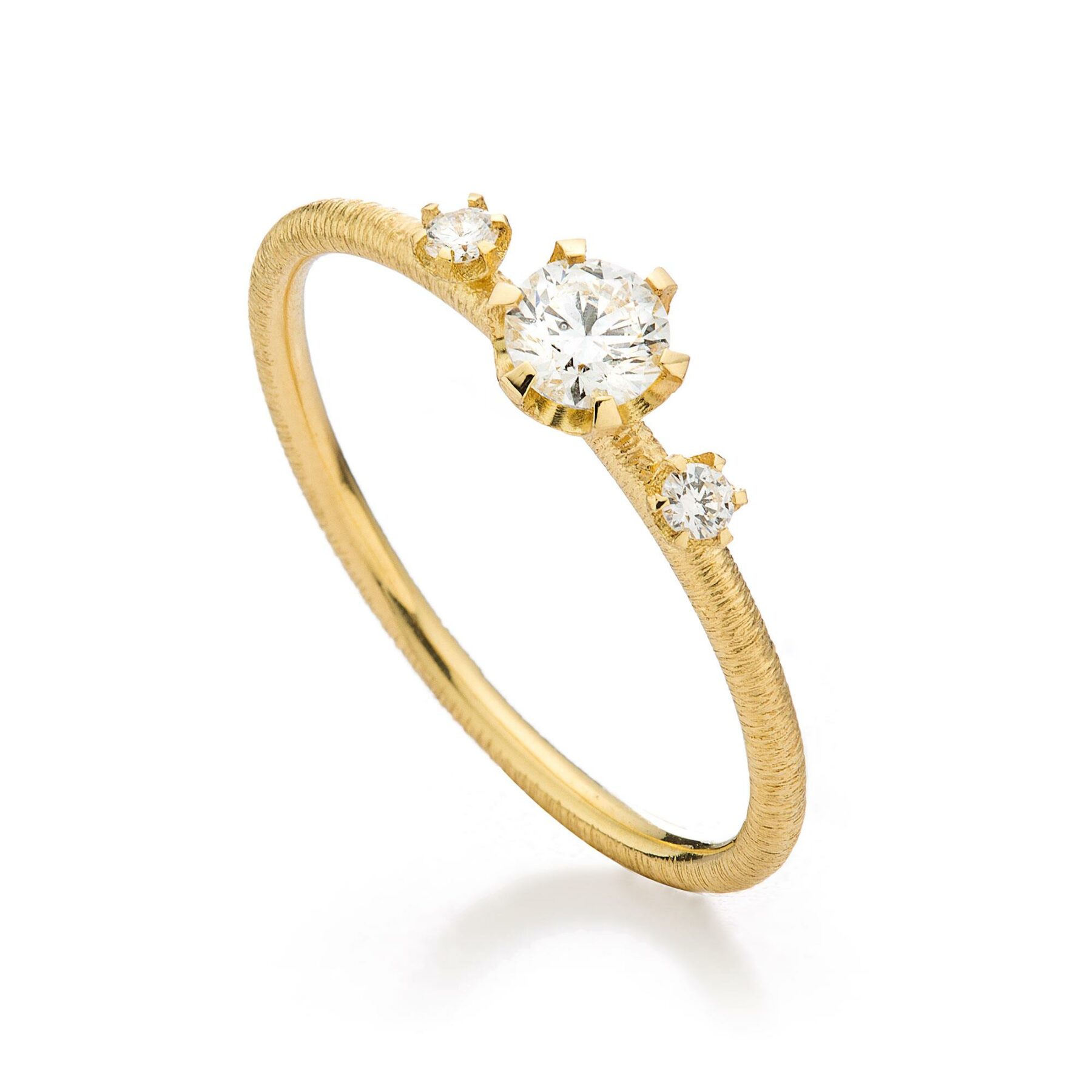 Ring Aimée 18K Gelbgold Diamanten - Brigitte Adolph - 2001-GG-D35