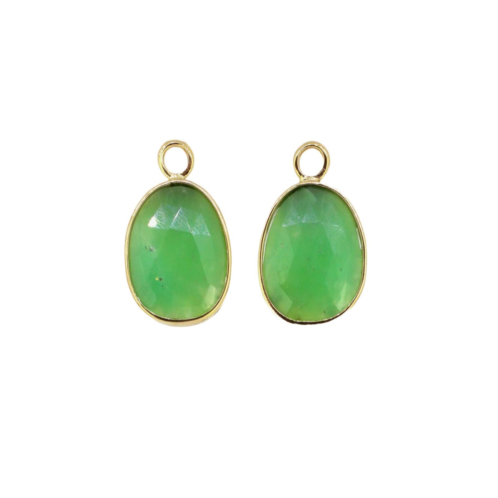 Einhänger Chrysopras 14K Roségold - GalerieVoigt - 320stei07-5