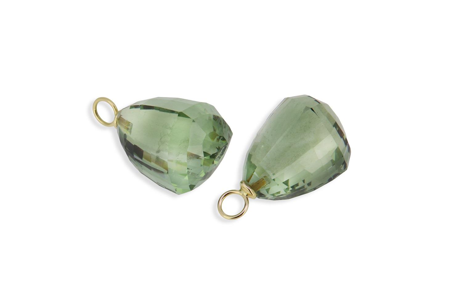 Einhänger Prasiolith Gelbgold - GalerieVoigt - 325stei04-6