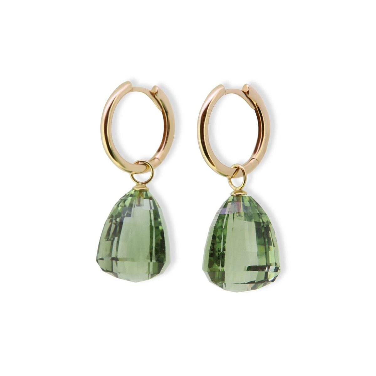 Einhänger Prasiolith Gelbgold - GalerieVoigt - 325stei04-6