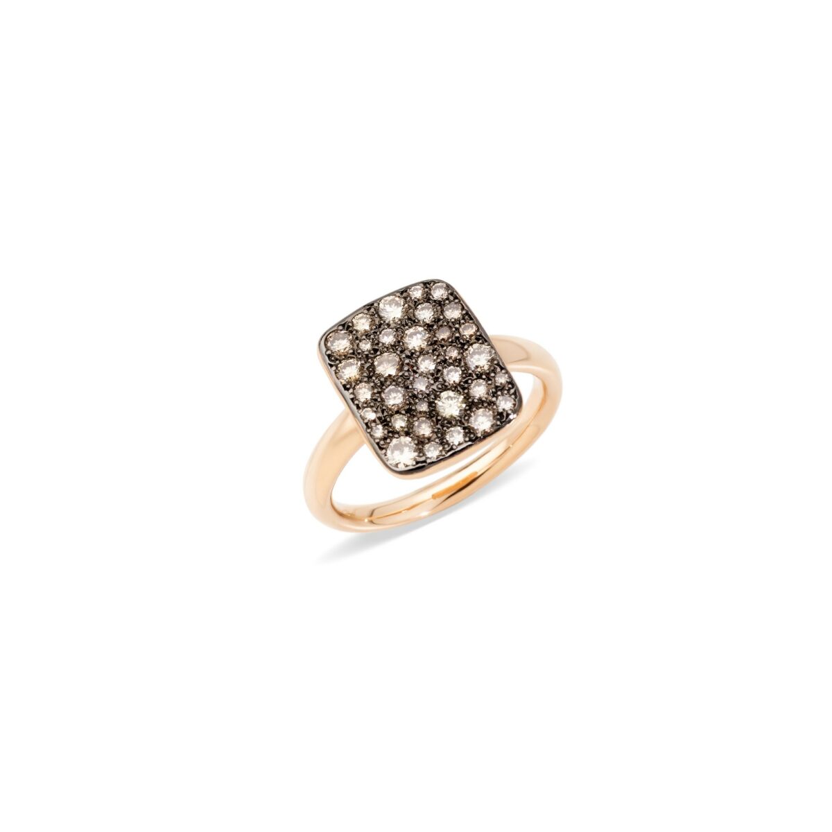 Ring Sabbia braune Diamanten 18K Roségold - Pomellato - A.B903MO7/BR