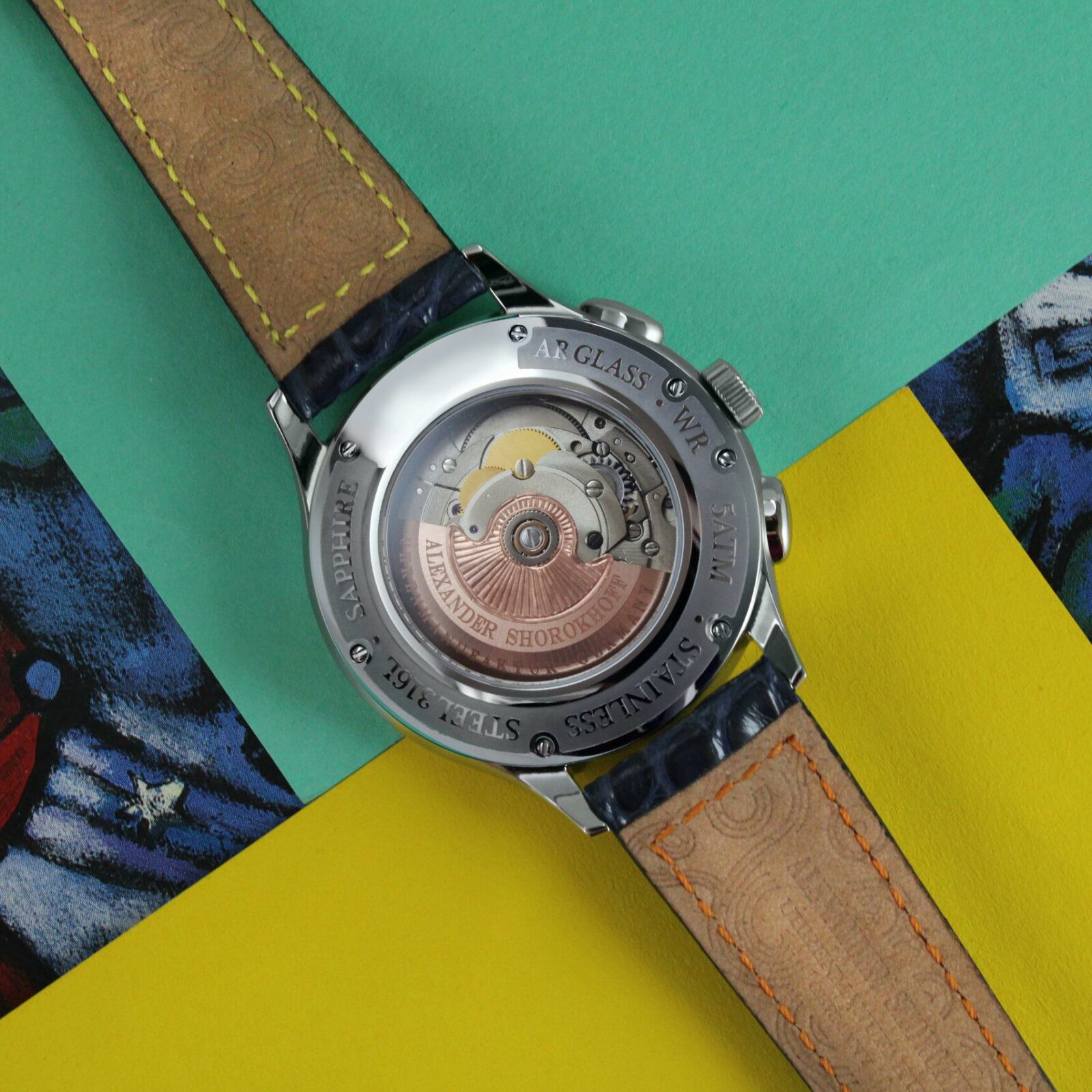 Automatik Chronograf 42 mm - Alexander Shorokhoff - AS.LCD-CRS03-A