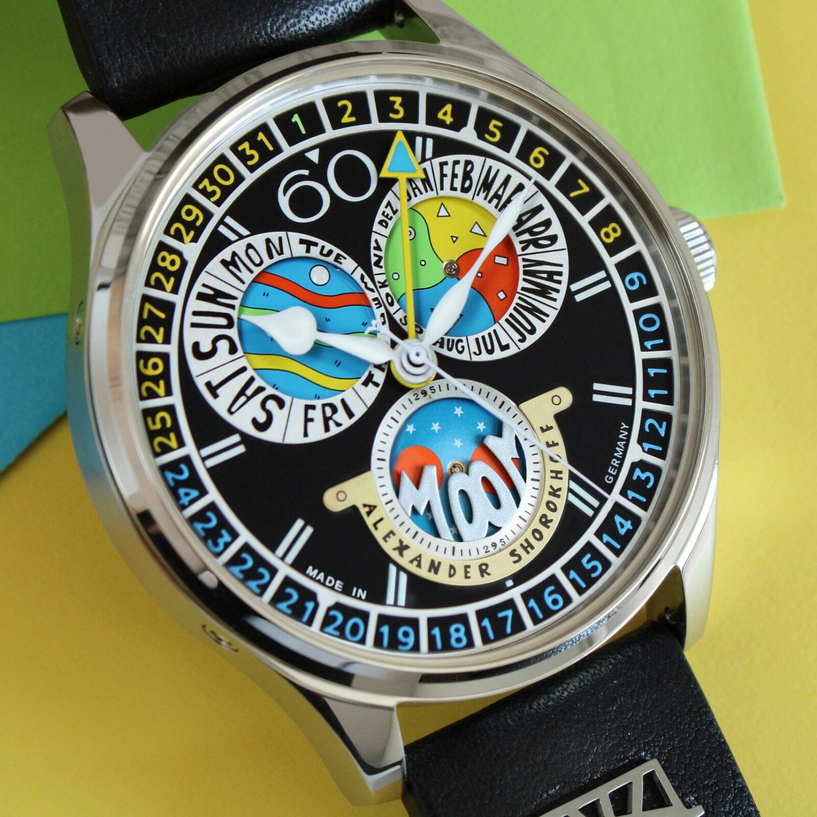 Automatik Vollkalender 43 mm - Alexander Shorokhoff - AS.VK-CDMM4