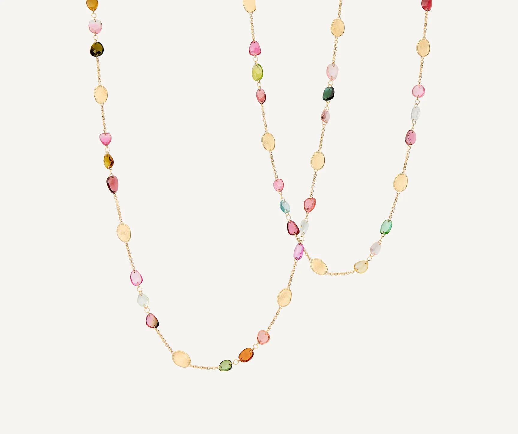 Halskette Lunaria Turmaline 18K Gelbgold - Marco Bicego - CB2868_TM01_Y_02