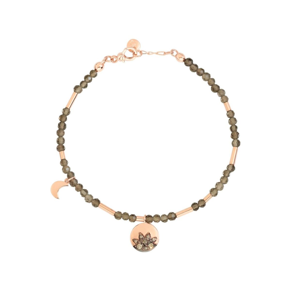 Armband Moon&Sun Brillanten 9K Rosegold - Dodo - DBC2007MOSUNQF09RL