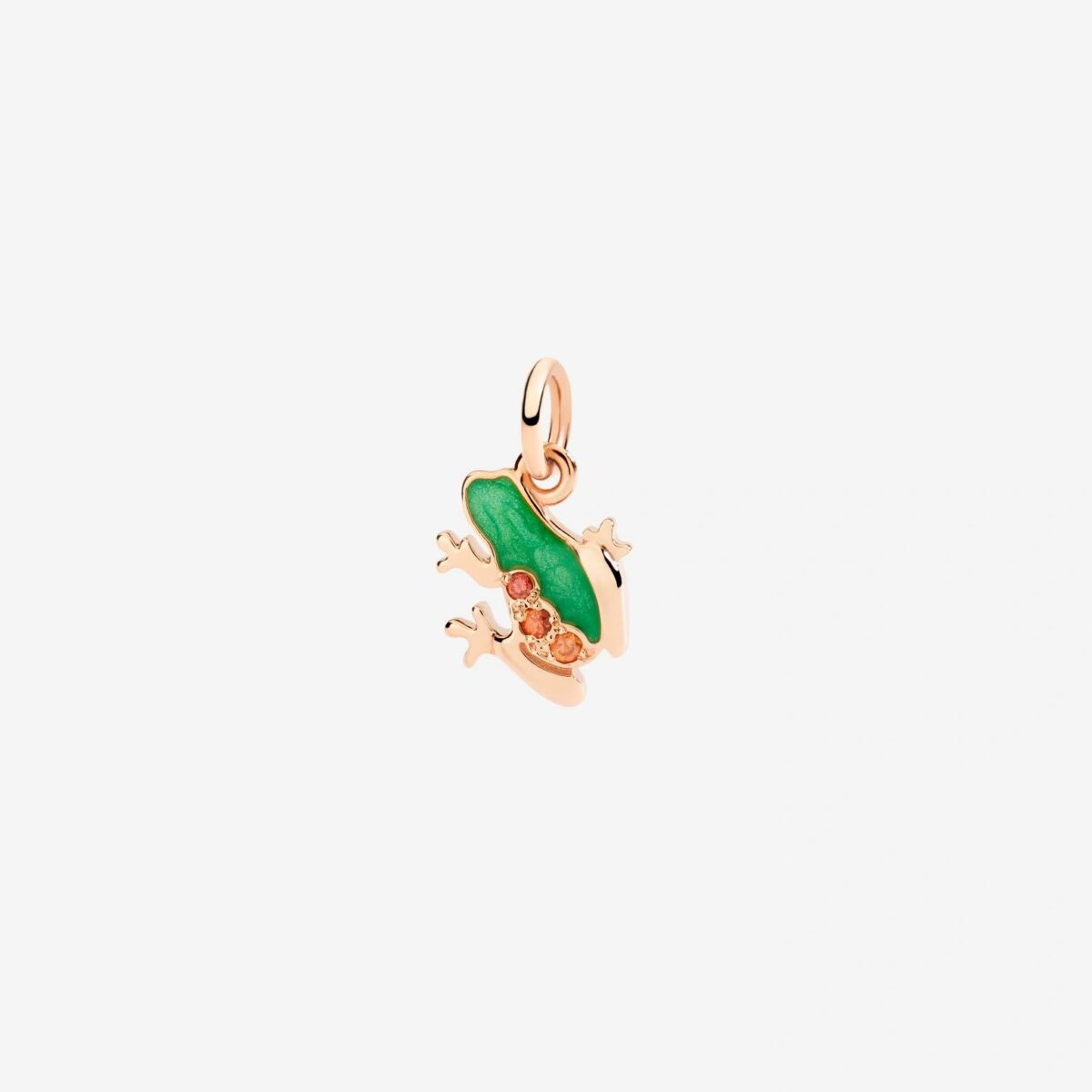 Anhänger Frosch Roségold Saphire Emaille - Dodo - DMC5004_FROGX_VZO9R