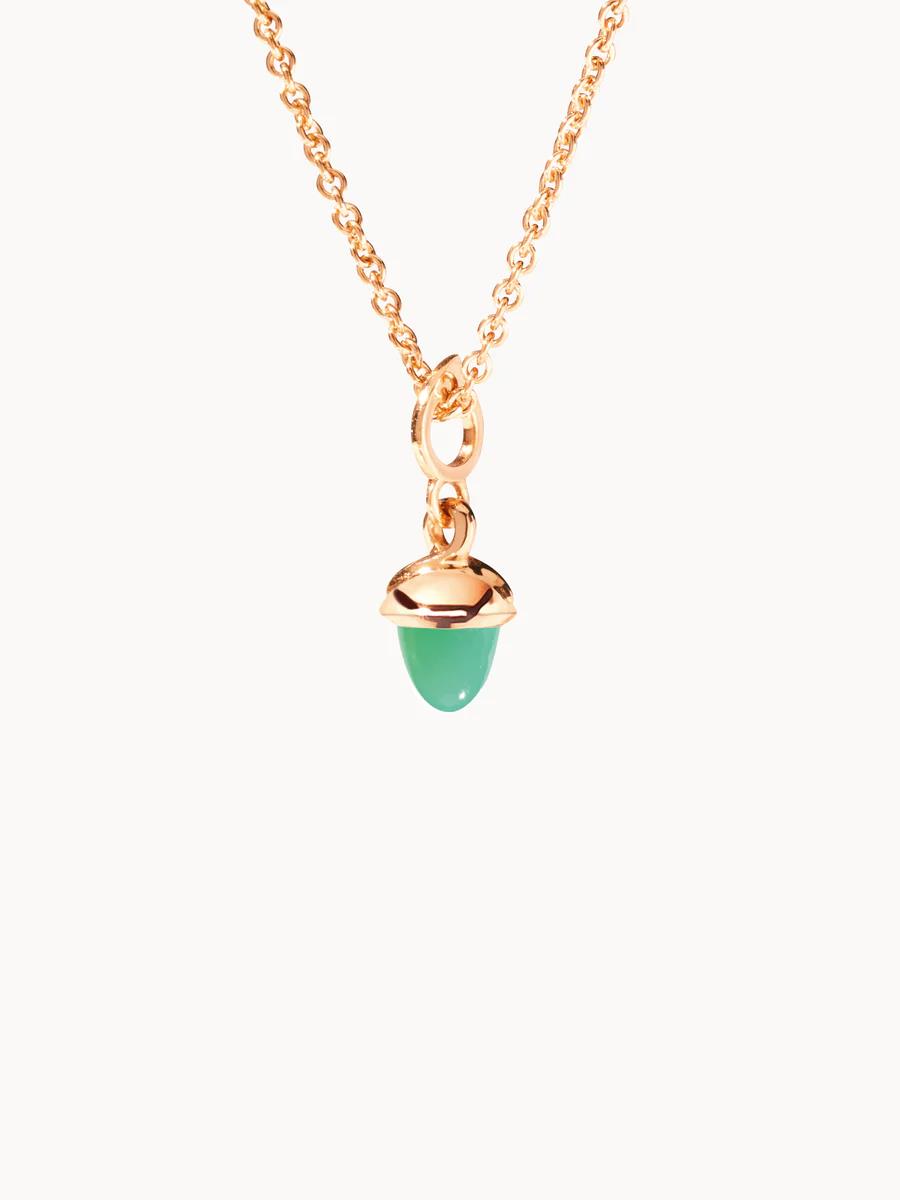 Anhänger MiniMikado Chrysopras 18K Roségold - Tamara Comolli - P-mMC-Chry-rg