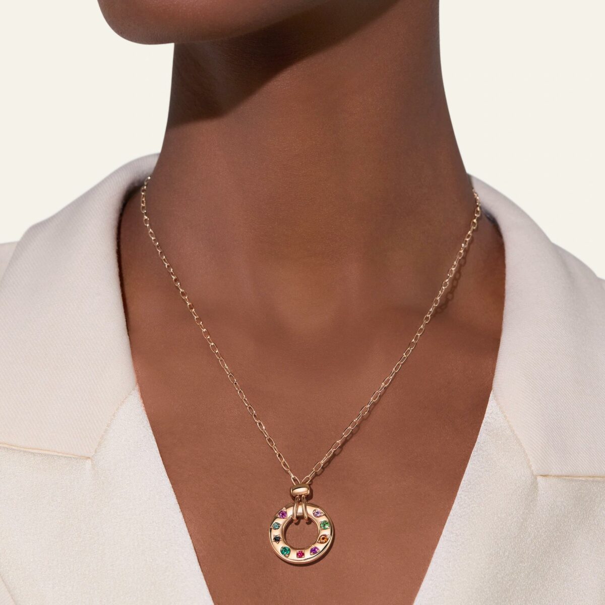 Halskette Iconica Roségold Saphire - Pomellato - PCC5041O7000000VA44