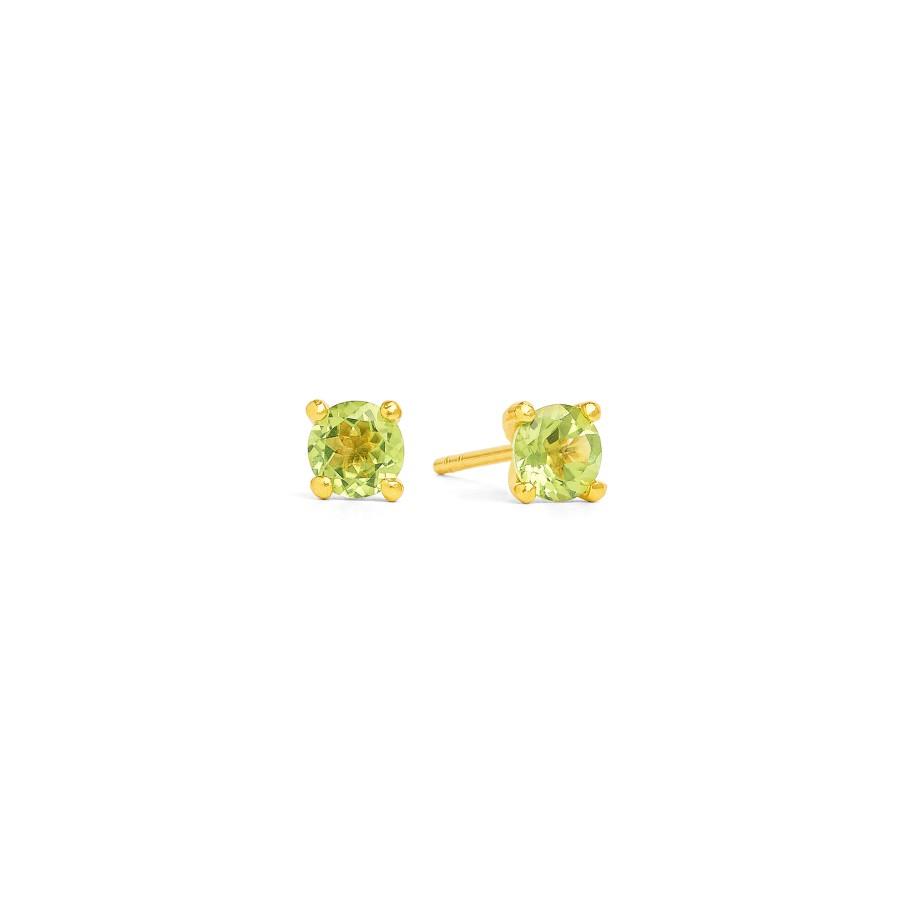 Ohrstecker Brilliana Peridot Silber goldplattiert - Bernd Wolf - 19185746