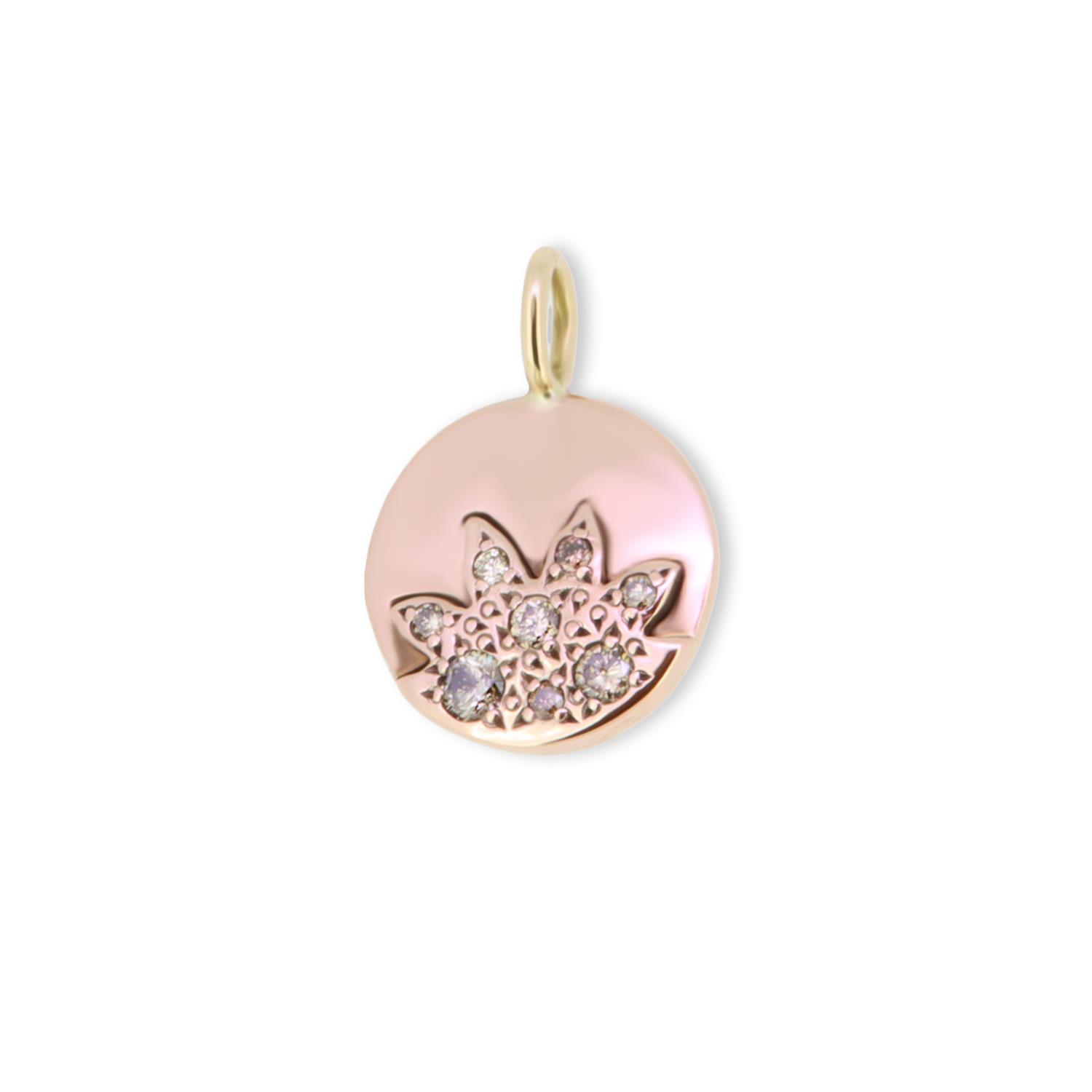 Anhänger Sun 9K Roségold Diamanten - Dodo - 222dodo09-1