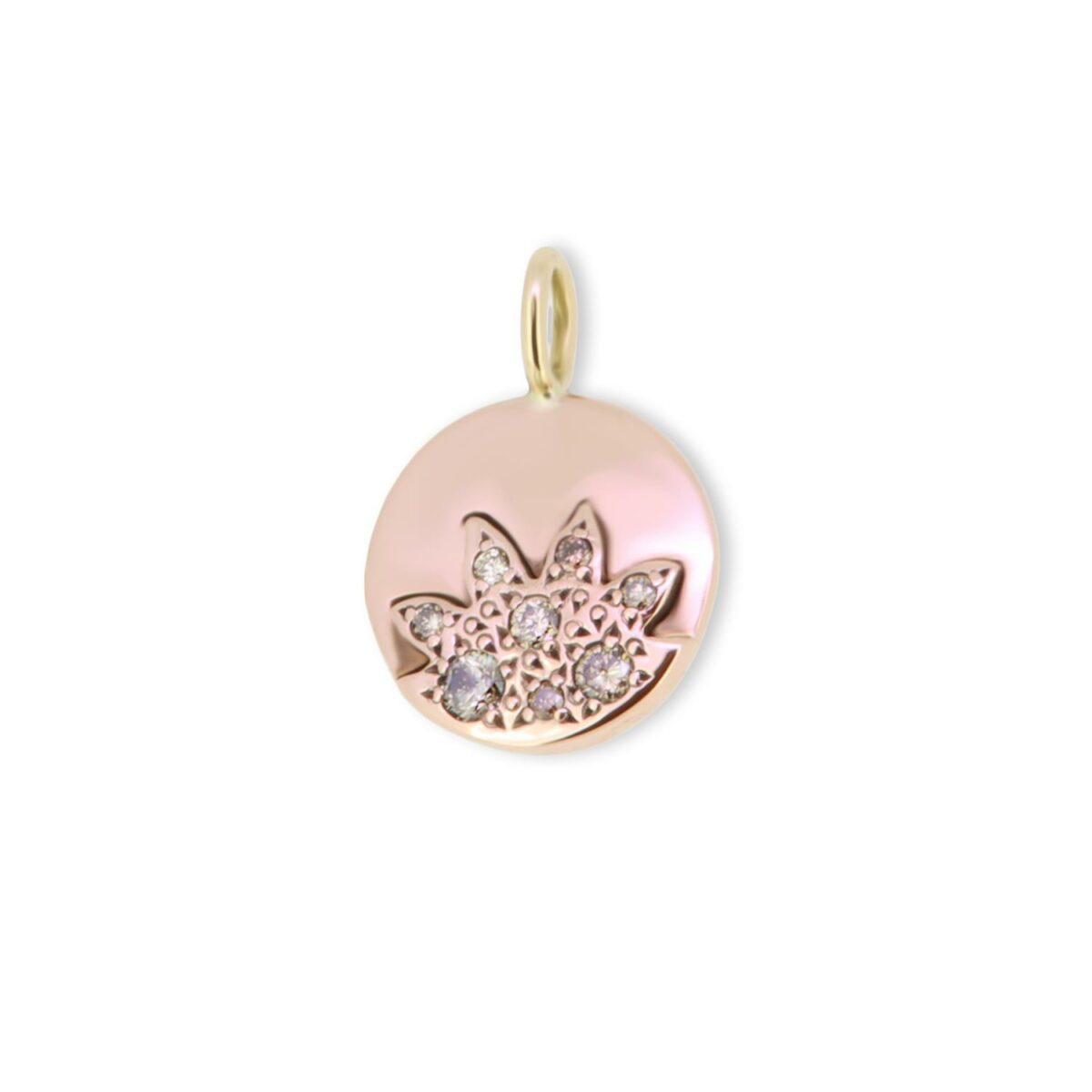 Anhänger Sun 9K Roségold Diamanten - Dodo - 222dodo09-1