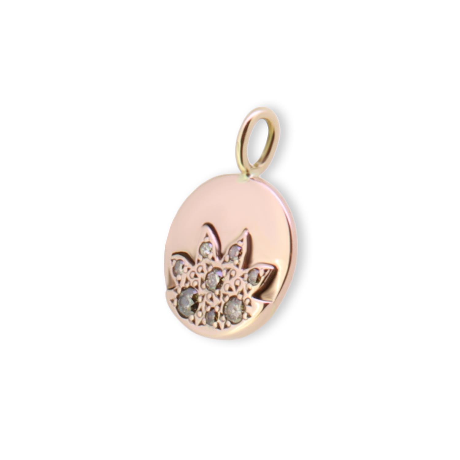 Anhänger Sun 9K Roségold Diamanten - Dodo - 222dodo09-1