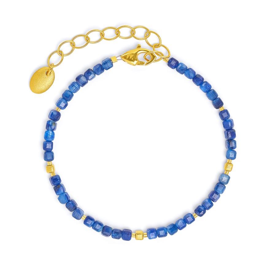 Armband Cuseno Kyanit Silber goldplattiert - Bernd Wolf - 6110005796-V21