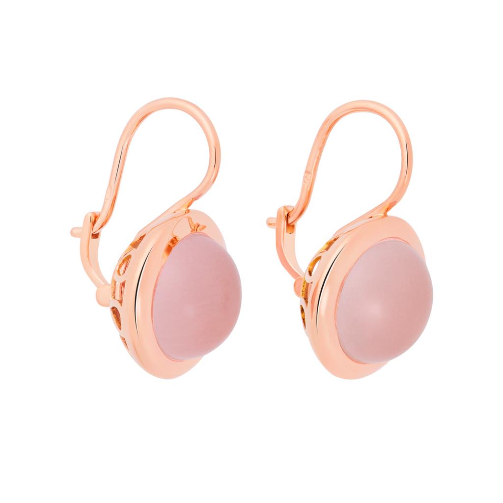 Ohrringe Sushi Rosenquarz Roségold - Bron - 8OR4911RQC