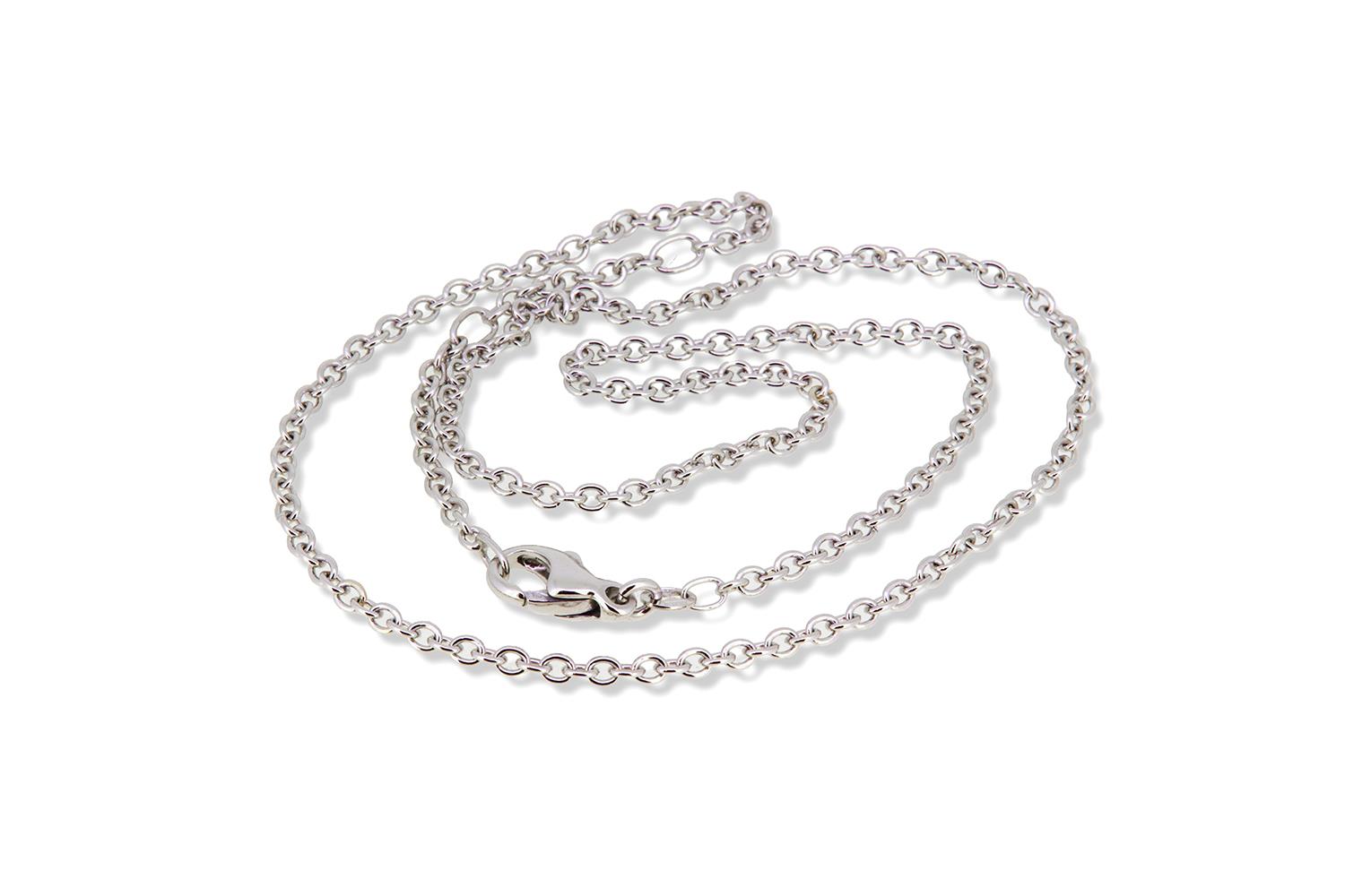 Ankerkette 18K 45cm Weißgold - GalerieVoigt - Anker90wg.bi
