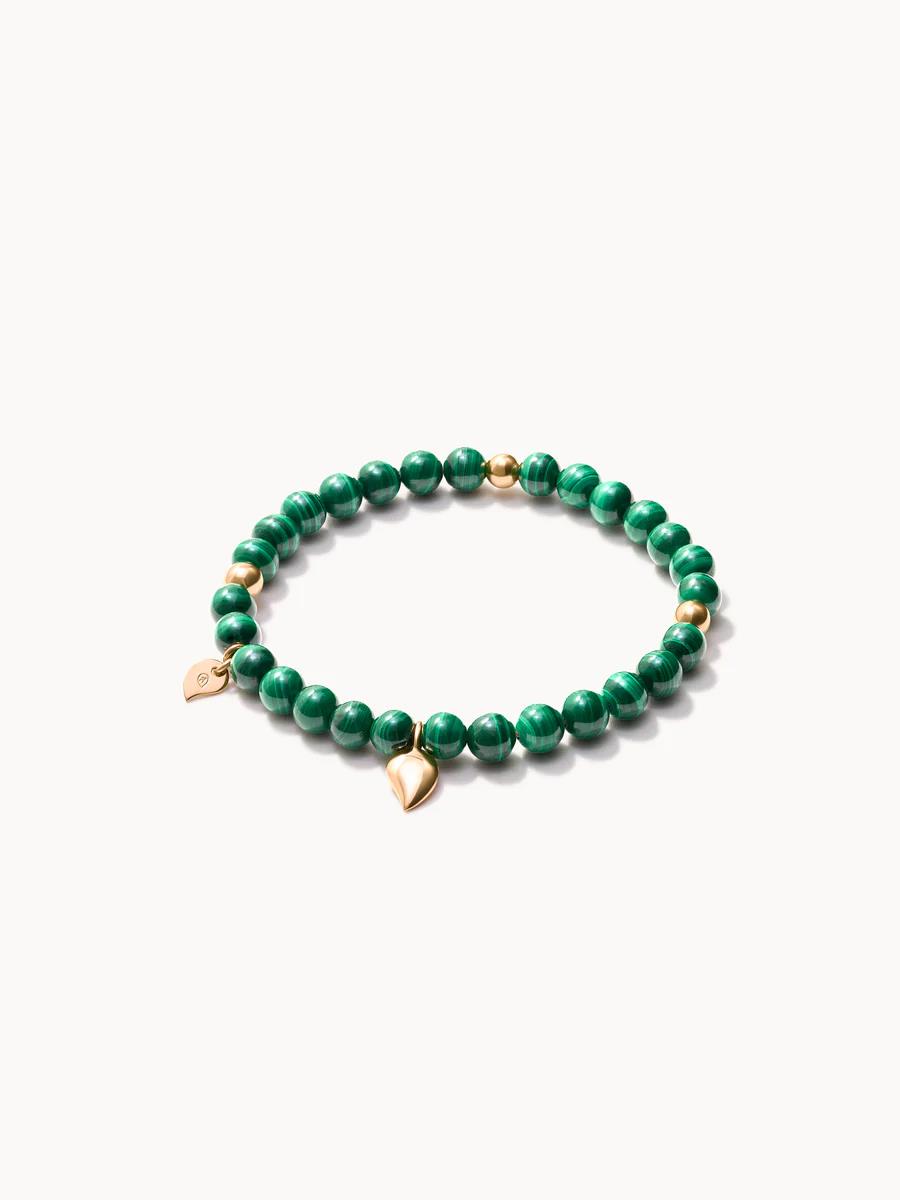 Armband India Malachit Roségold - Tamara Comolli - B-IND-Mal-1-m-rg