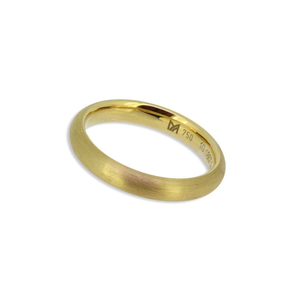 Ring Meister halbrund 18K Gelbgold - Meister - 10.1867.140