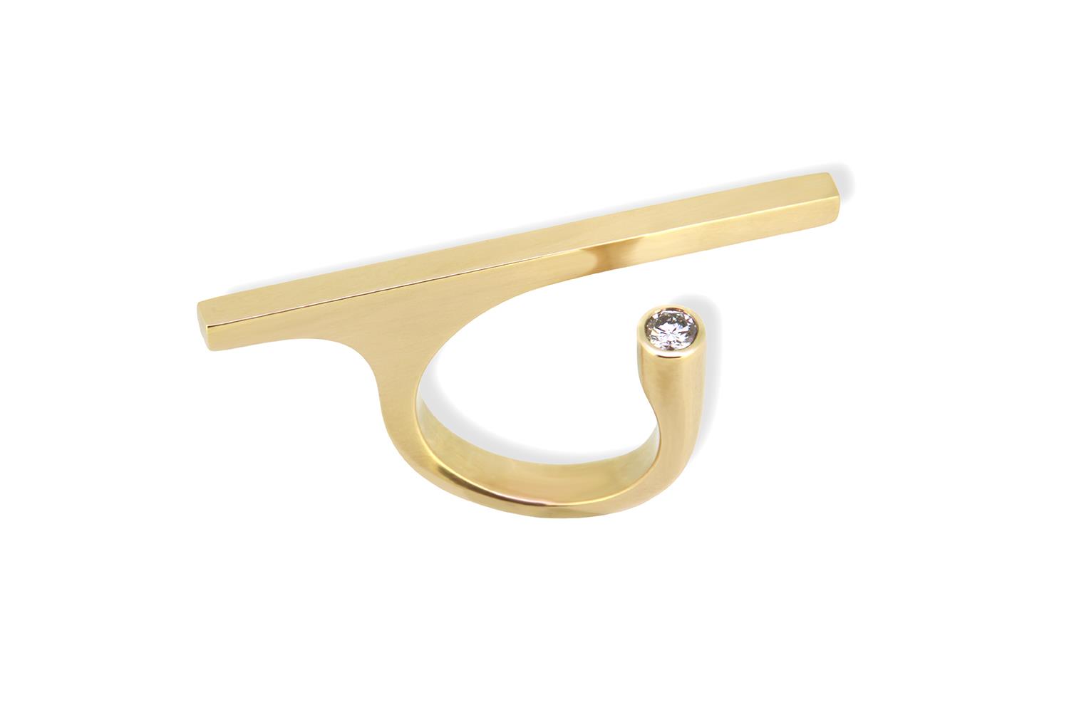 Ring Uno Brillant Roségold - Angela Hübel - 3183rg