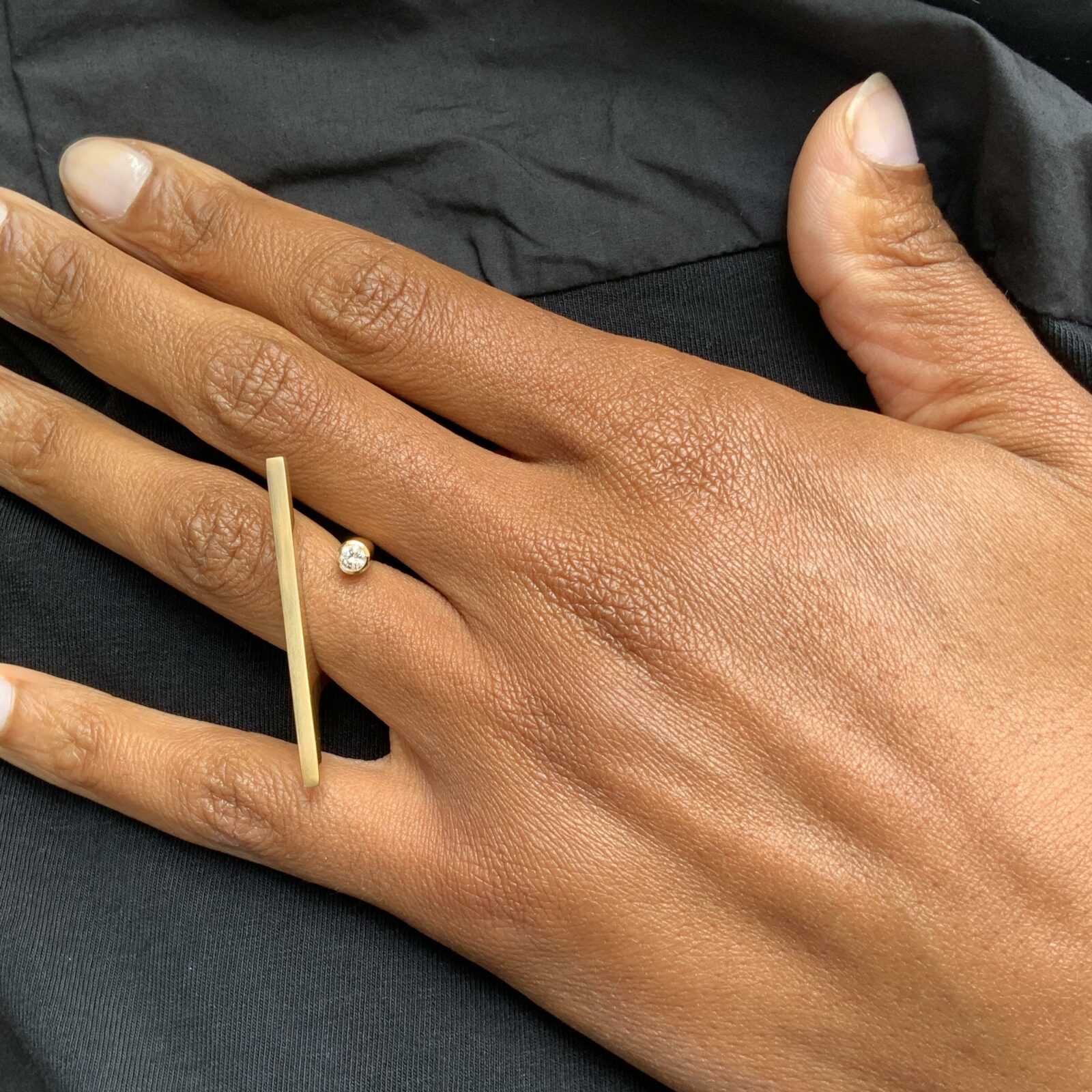 Ring Uno Brillant Roségold - Angela Hübel - 3183rg