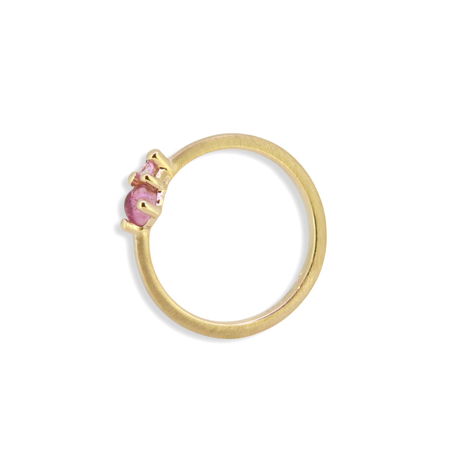Ring Stellini Turmalin pink 14K Gelbgold - Noen - 51143GG