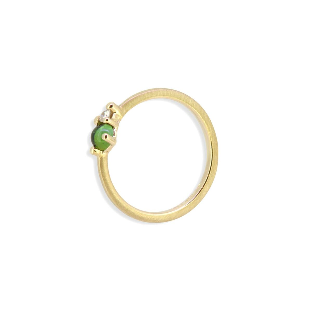 Ring Stellini Turmalin Diamant 14K Gelbgold - Noen - 51144003GG