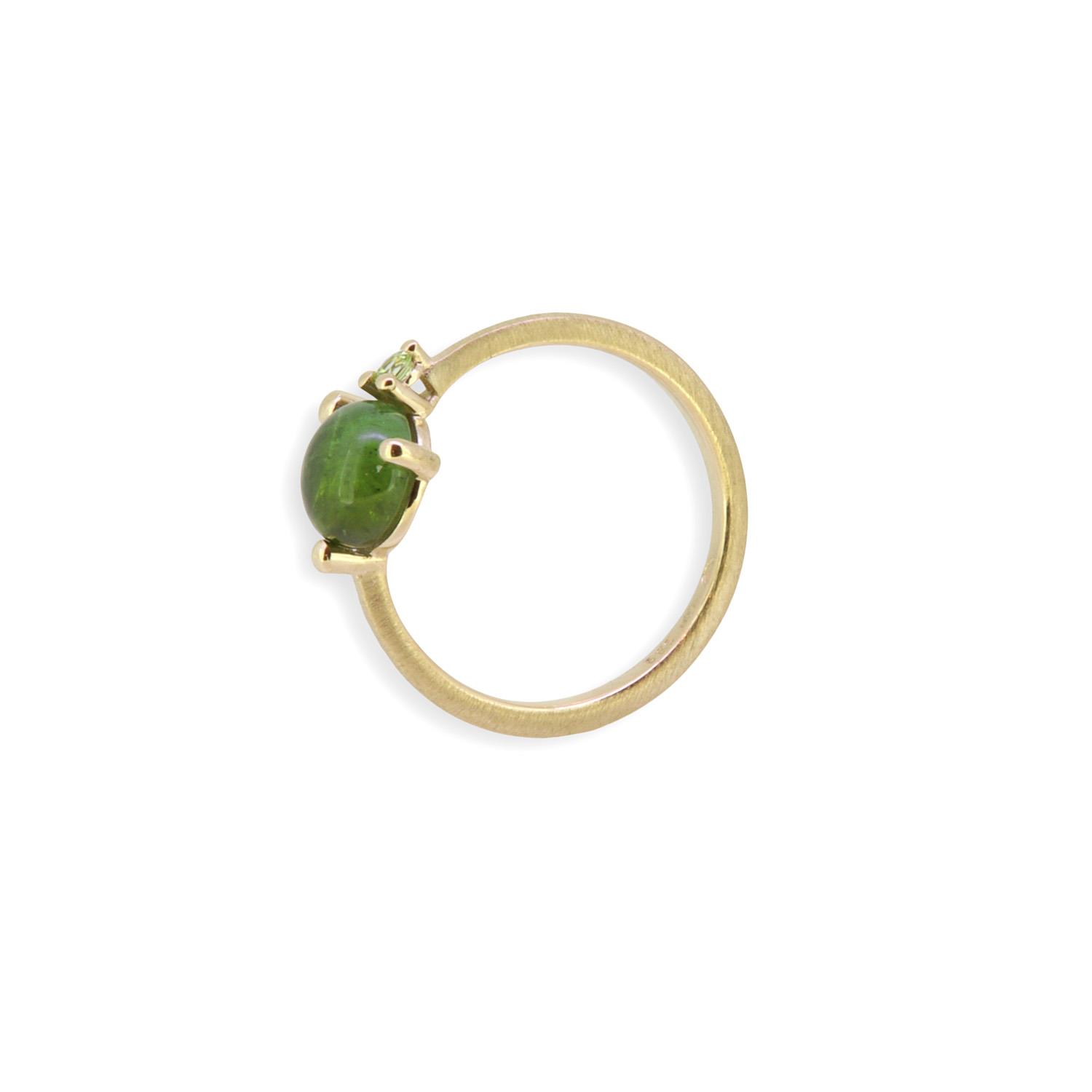 Ring Stellini Turmalin Peridot 14K Gelbgold - Noen - 51145GG